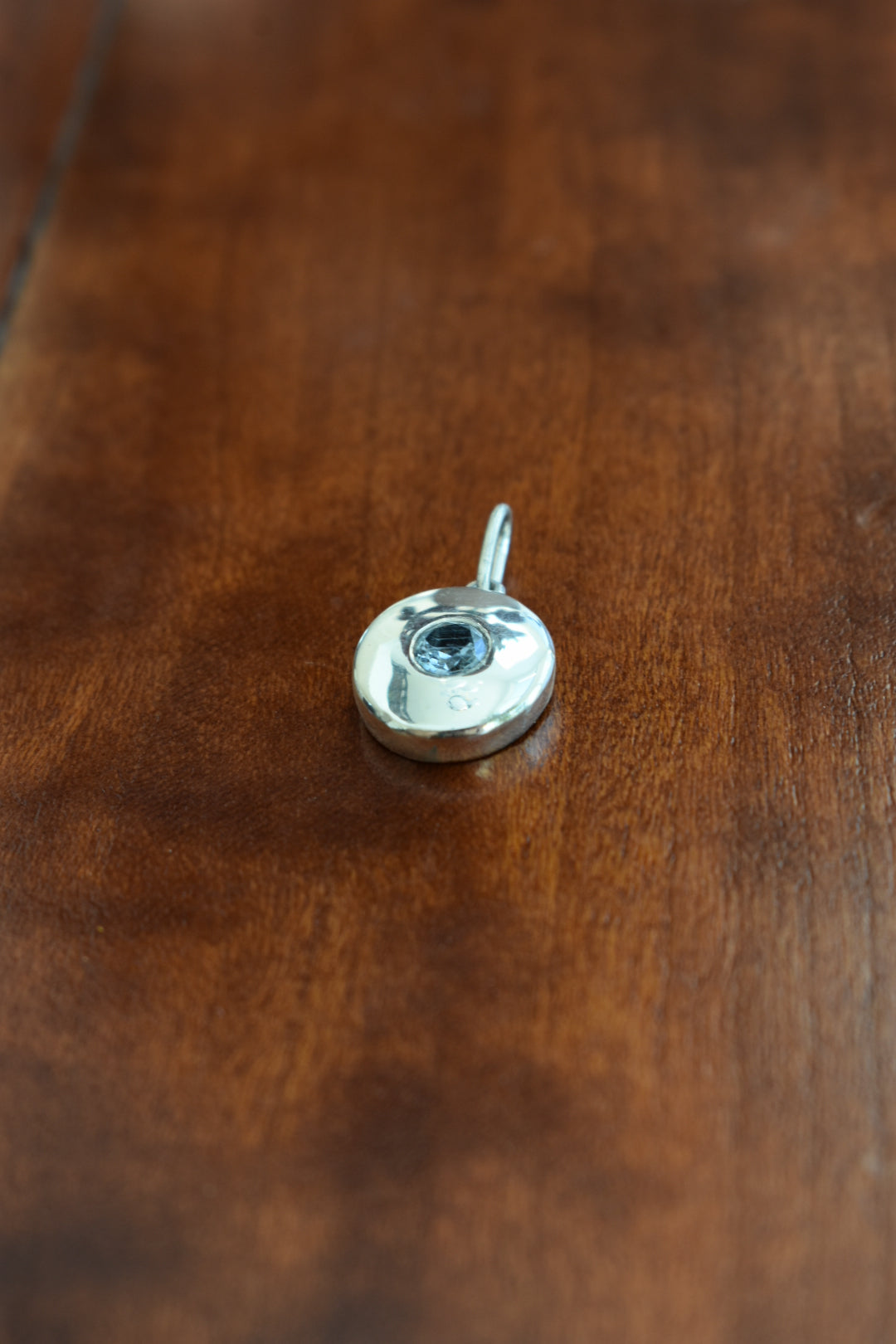 Pendentif Saphir Bleu Ciel 4,5mm
