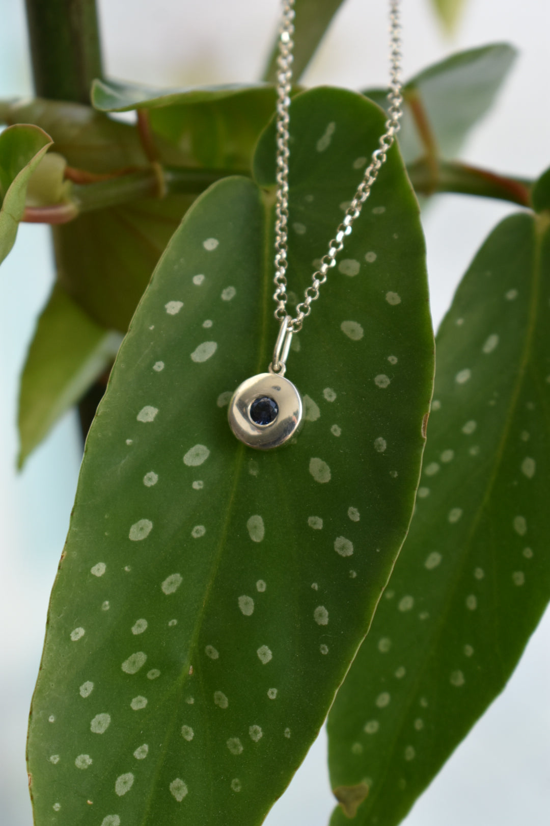 Pendentif Spinelle Bleu Électrique 3,8mm