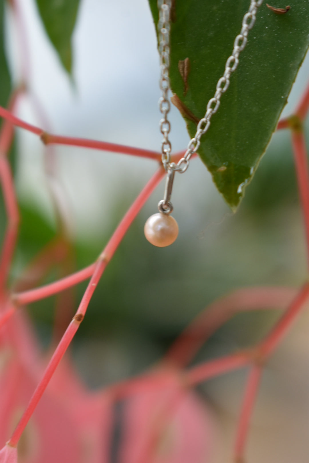 Pendentif Perle D'eau Douce Beige 4,1 mm