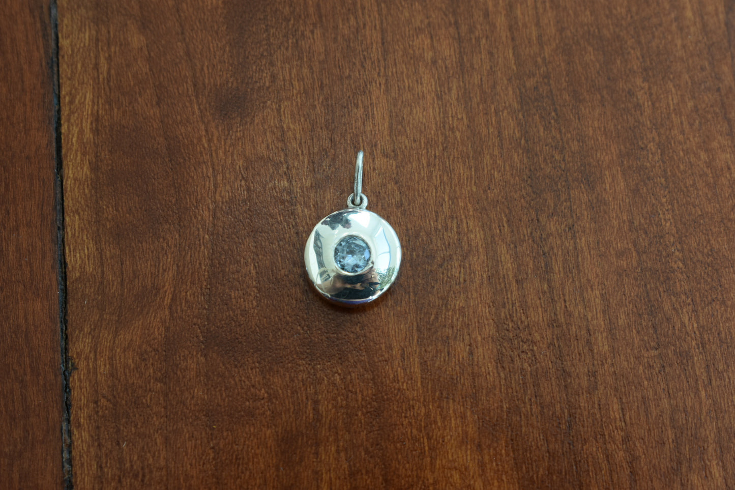 Pendentif Saphir Bleu Ciel 4,5mm