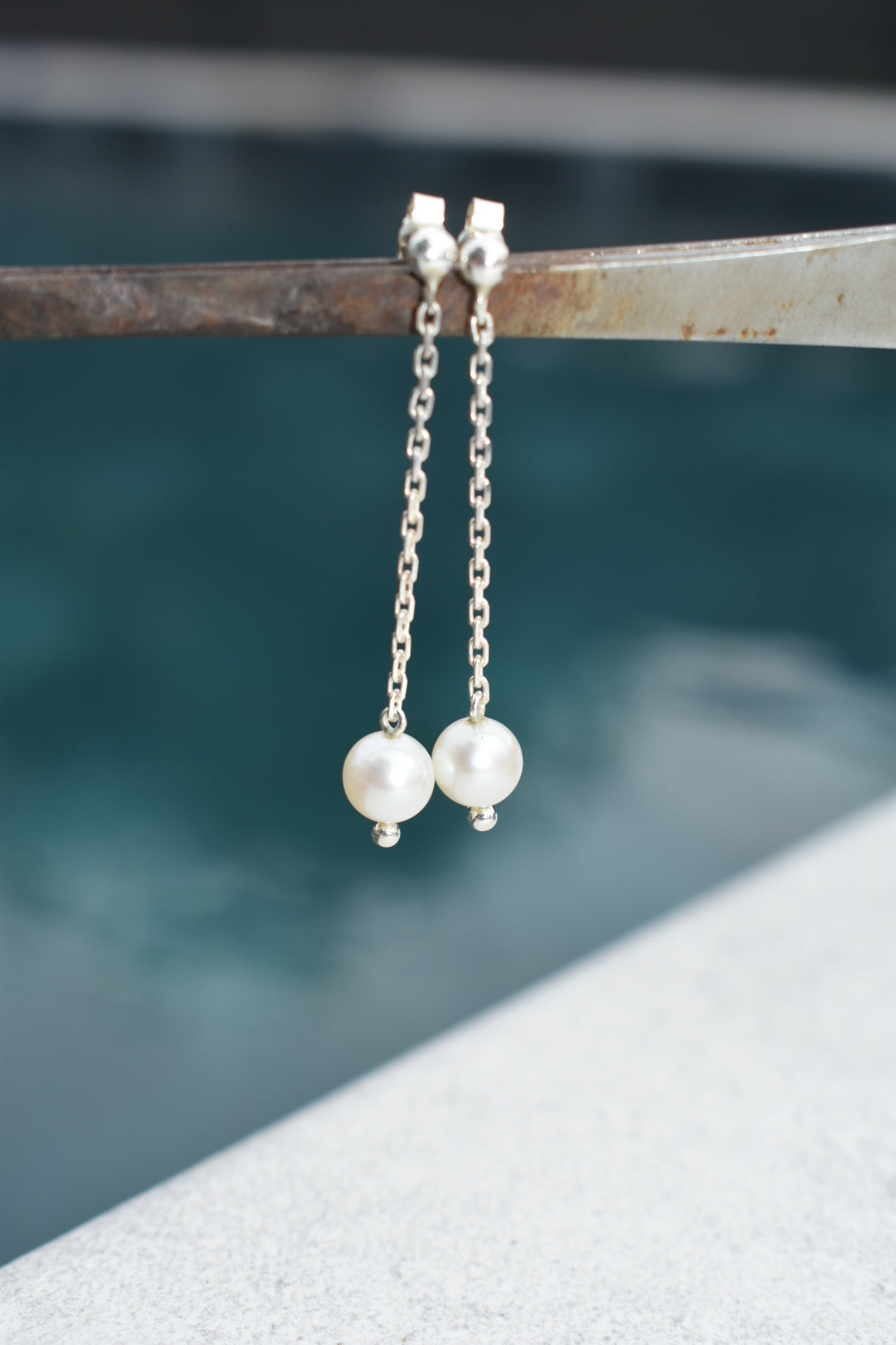 Boucles D'oreilles Perle D'eau Douce 6,2mm