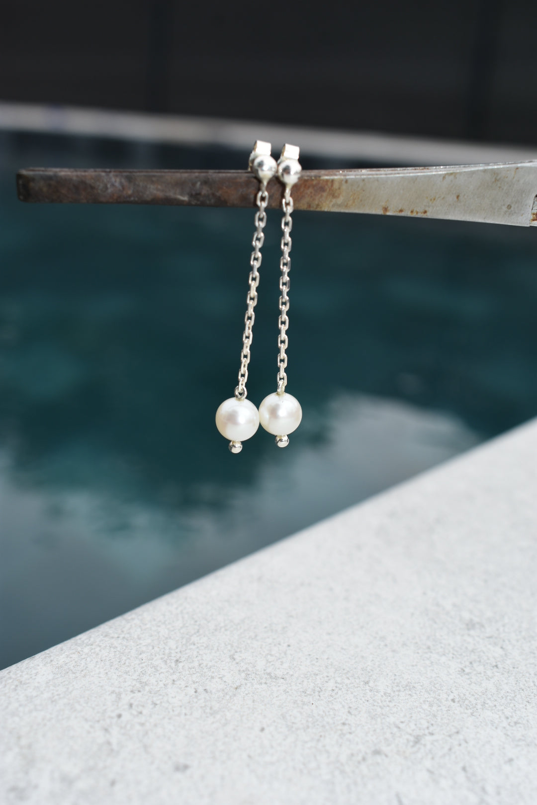 Boucles D'oreilles Perle D'eau Douce 6,2mm