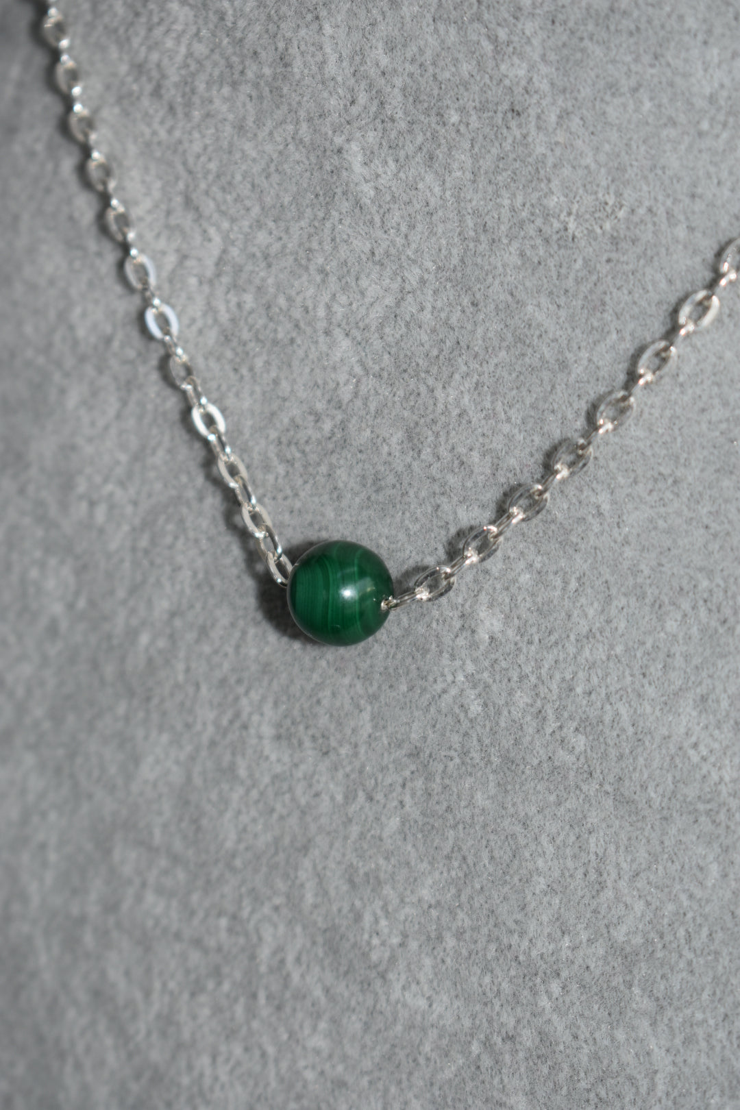 Collier Malachite 10mm