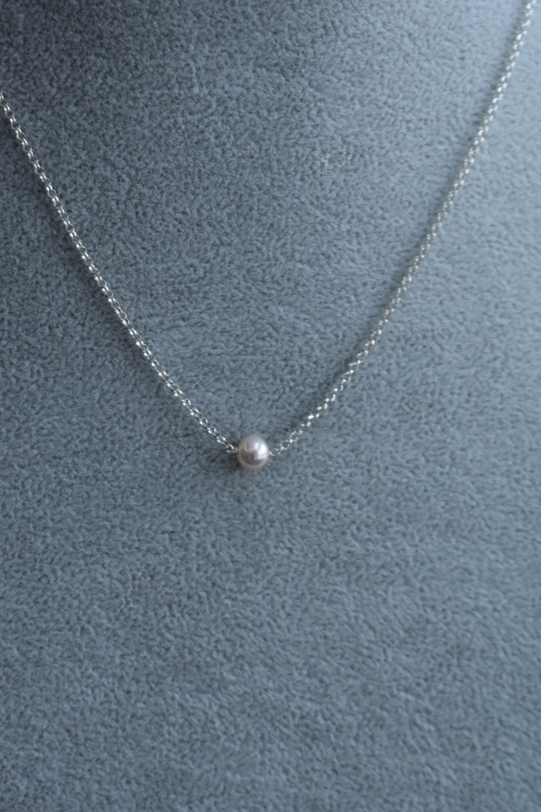 Collier Perle D'eau Douce Poire Rosée
