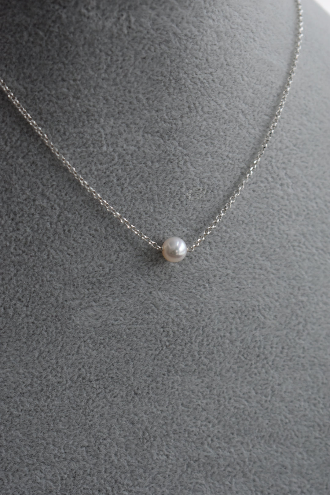 Collier Perle D'eau Douce Blanche 7mm