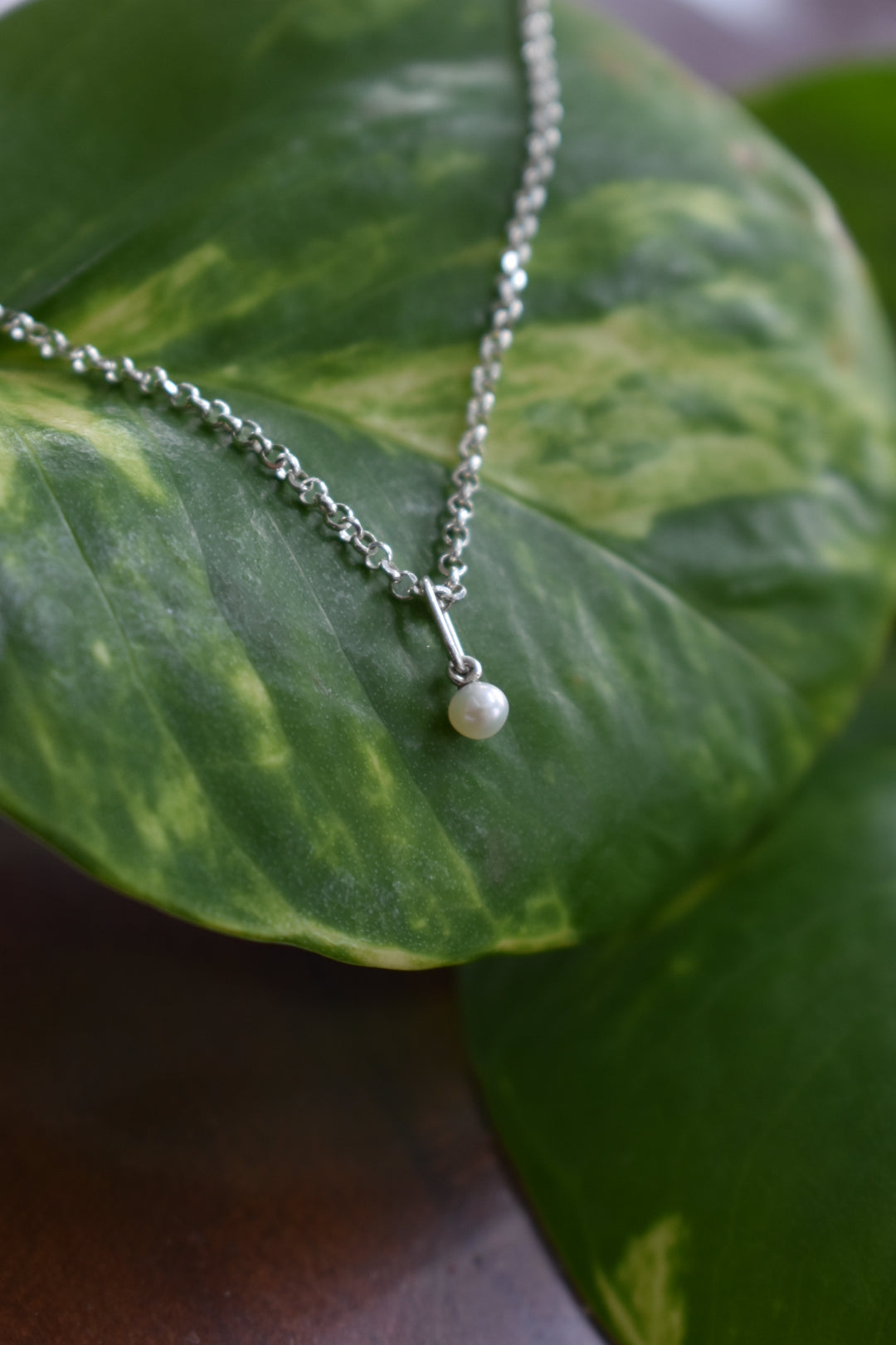 Pendentif Perle D'eau Douce 3,5mm