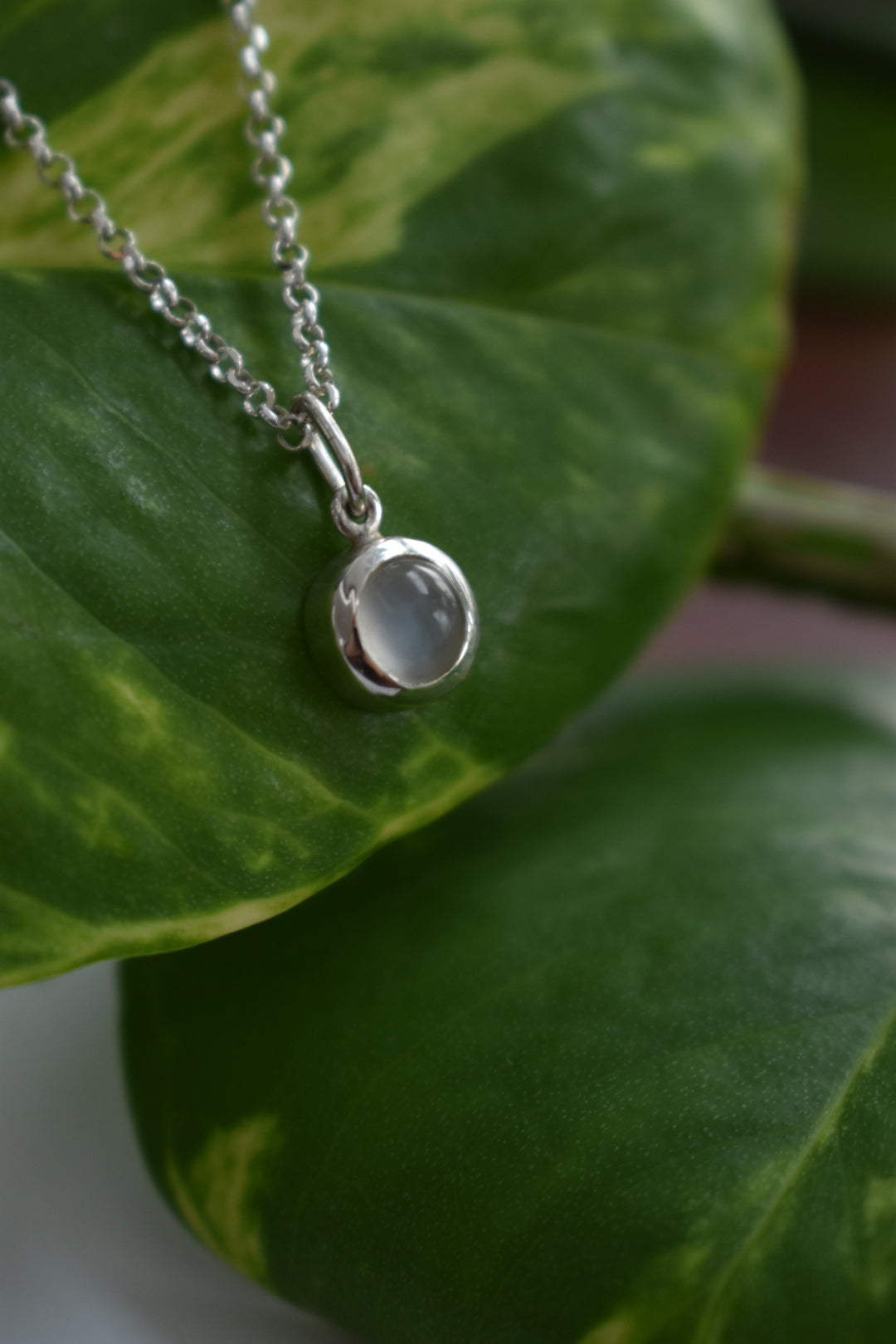 Pendentif Pierre De Lune 6mm