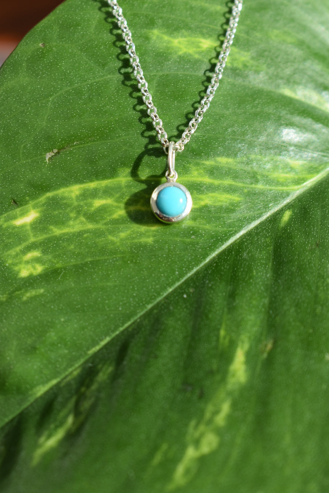 Pendentif Turquoise 5mm