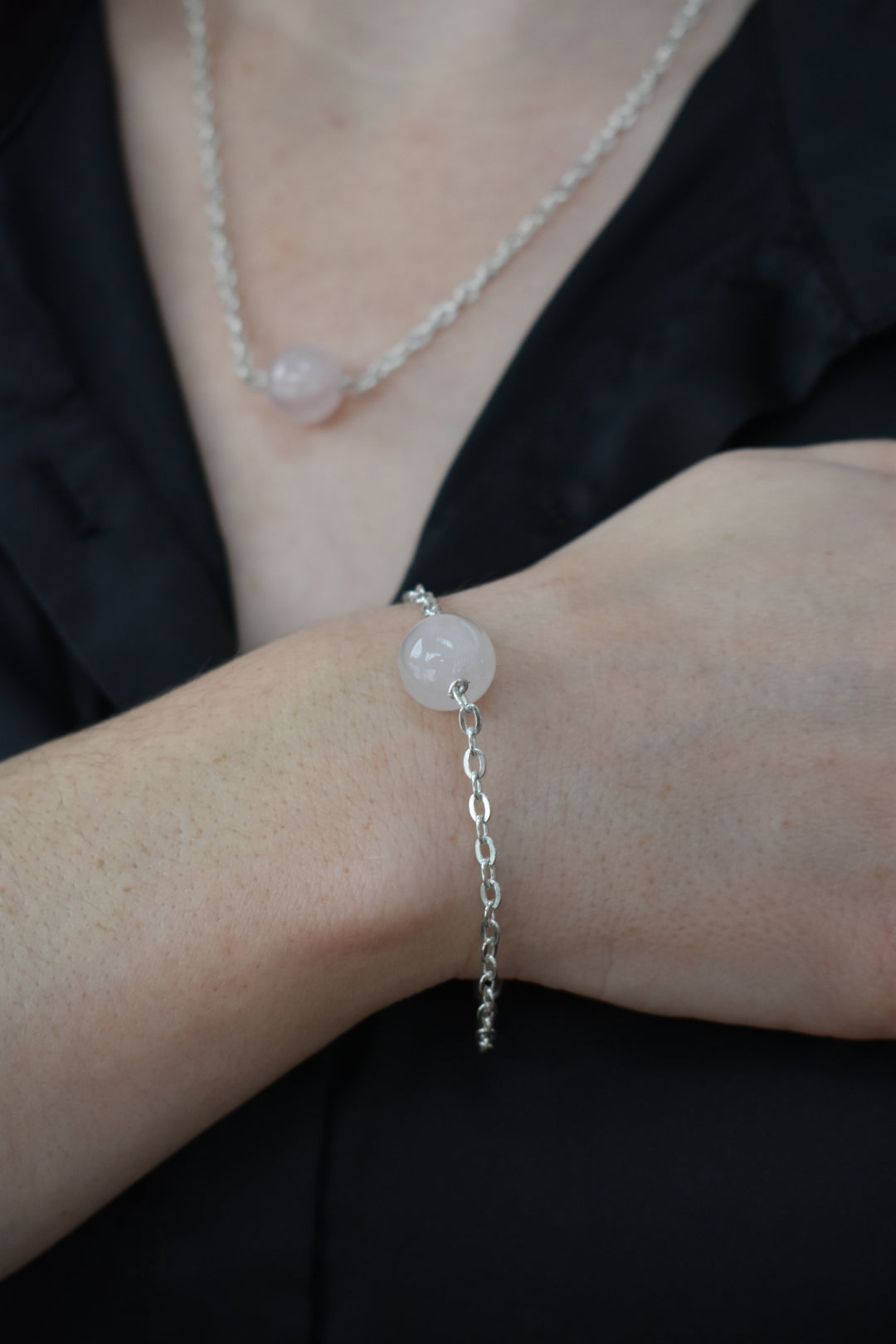 Bracelet Quartz Rose 12mm