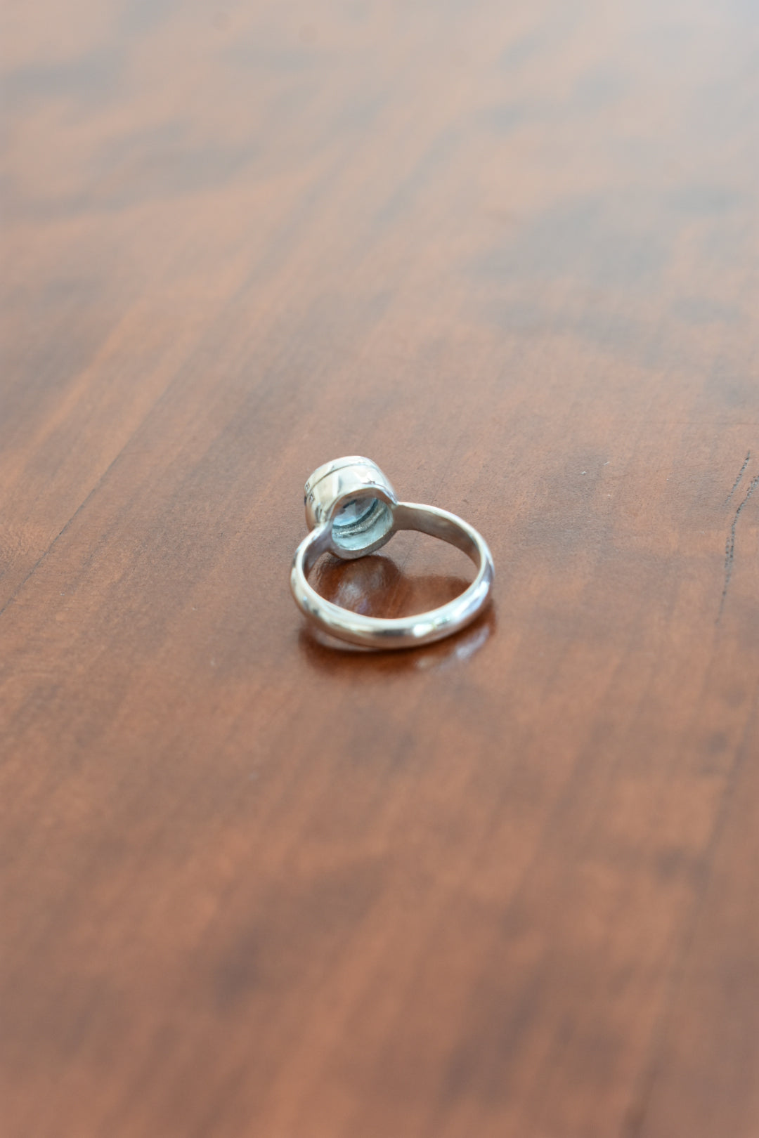 Bague Topaze Bleu 9mm