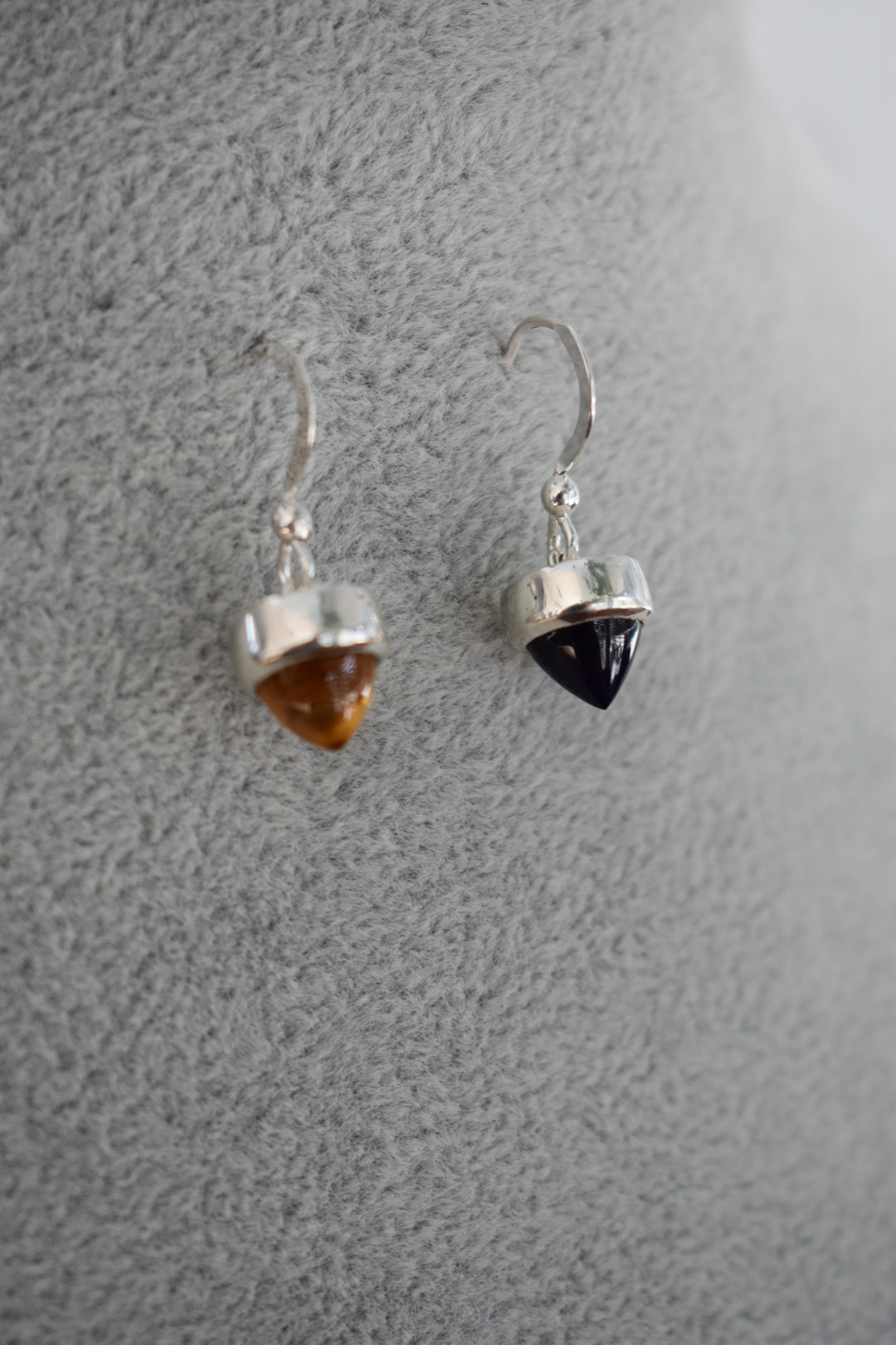 Boucle d’oreille duo Améthyste Citrine