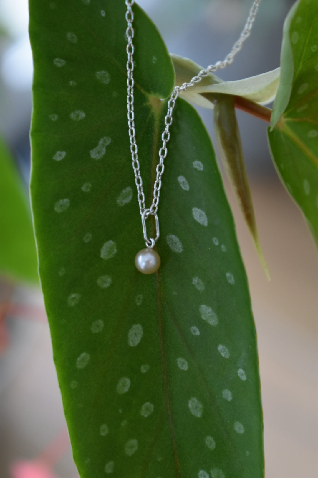 Pendentif Perle D'eau Douce Beige 4,1 mm