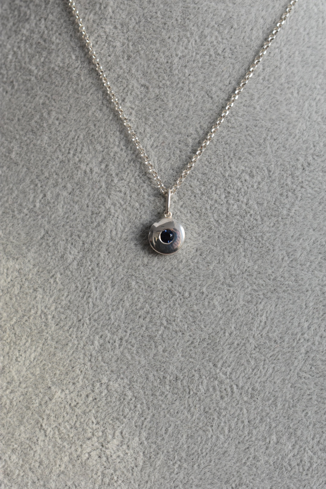 Pendentif Spinelle Bleu Électrique 3,8mm