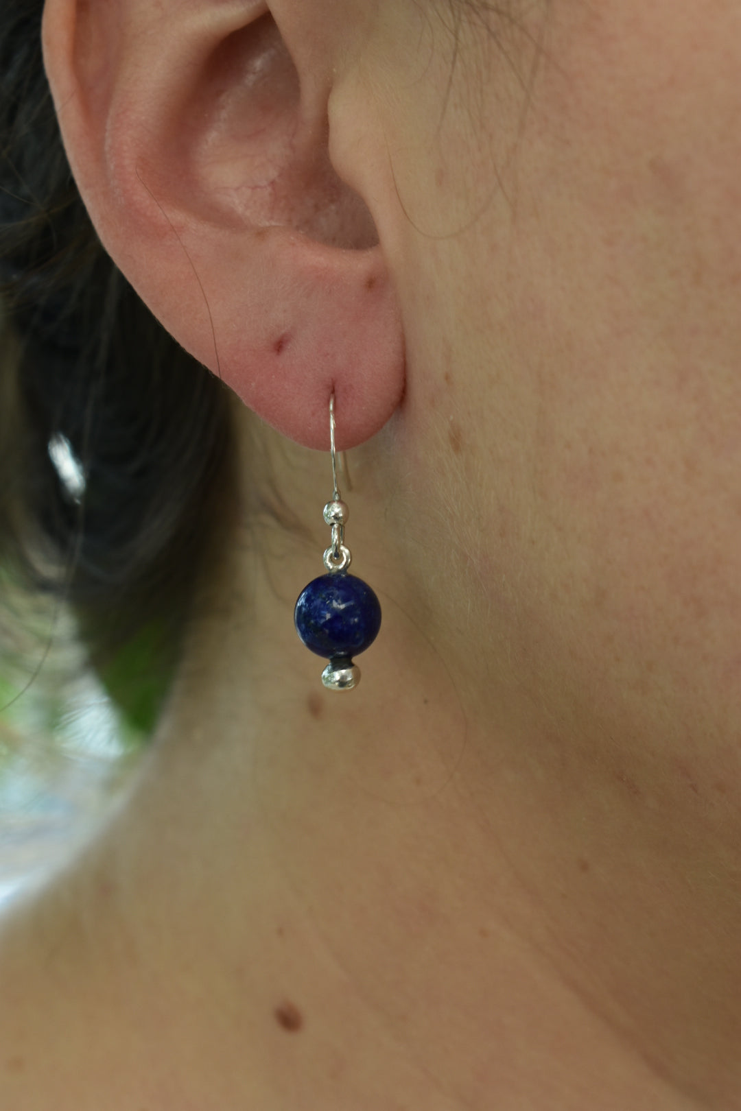 Boucles D'oreilles Lapis Lazuli 8mm