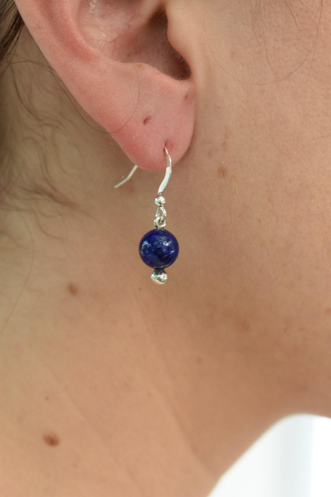 Boucles D'oreilles Lapis Lazuli 8mm