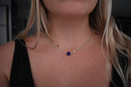 Collier Lapis Lazuli 8mm