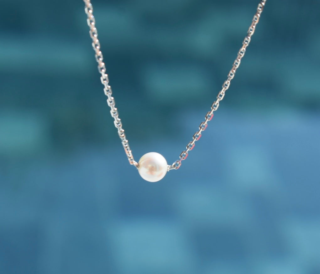 Collier Perle D'eau Douce Blanche