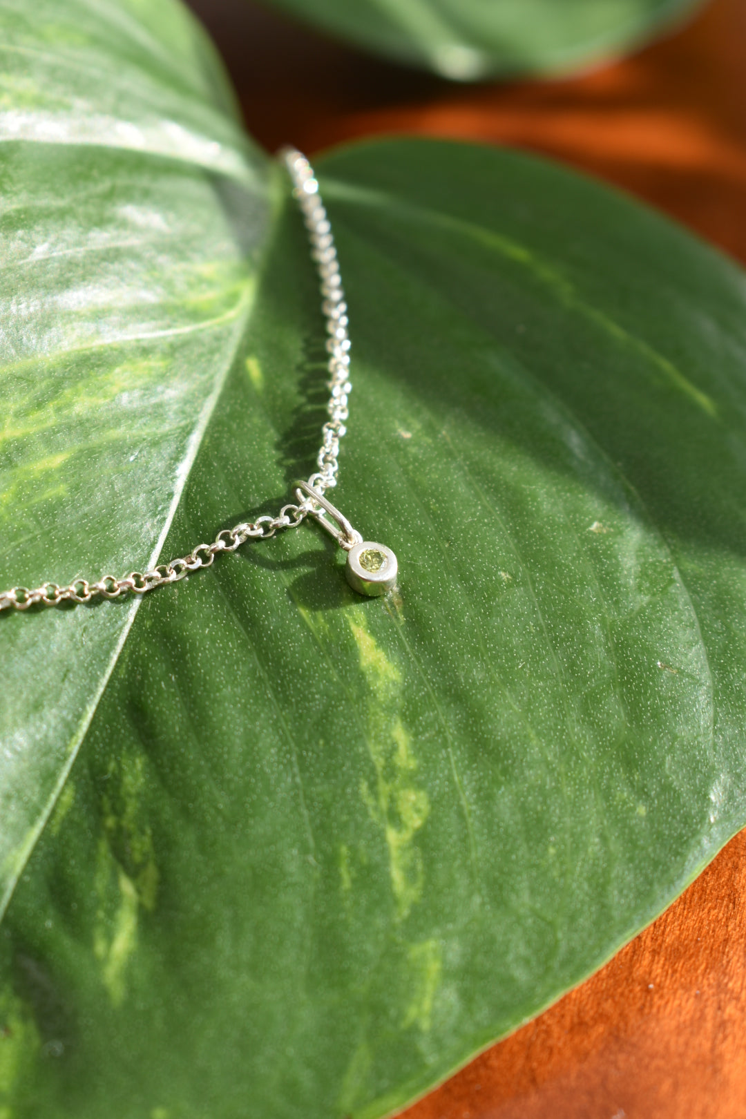 Pendentif Diamant Vert 2,3mm