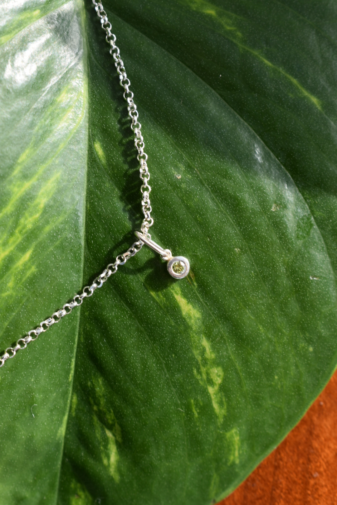 Pendentif Diamant Vert 2,3mm