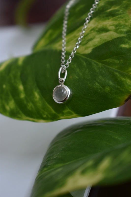 Pendentif Pierre De Lune 6mm