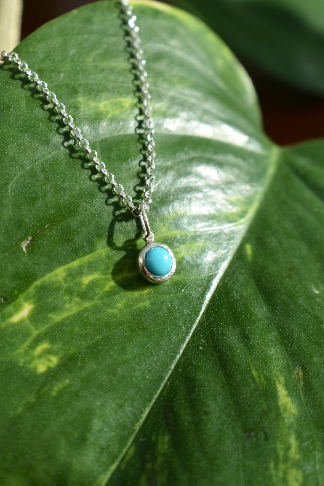 Pendentif Turquoise 5mm